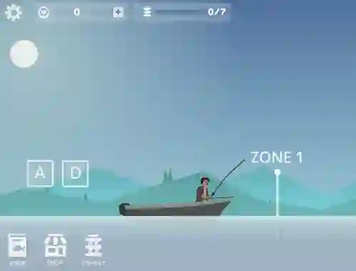 Gêm Fishing Simulator ar-lein