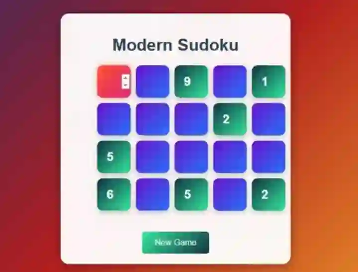 Gêm Modern Sudoku ar-lein