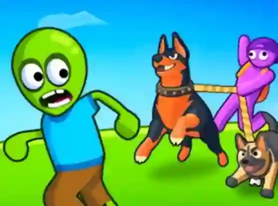 Gêm Dogs Vs Aliens ar-lein