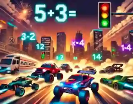 Gêm Mathematics Racing ar-lein