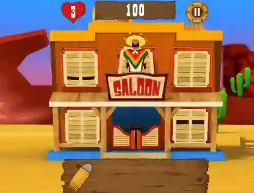 Gêm Saloon Robbery ar-lein