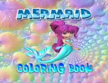 Gêm Mermaid Coloring Book ar-lein