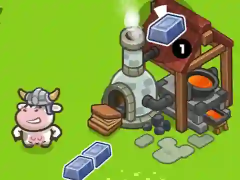 Gêm Cow Castle ar-lein