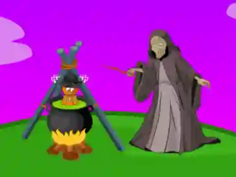 Gêm Saving A Boy From A Witch ar-lein