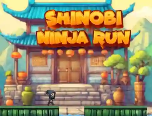 Gêm Shinobi Ninja Run ar-lein