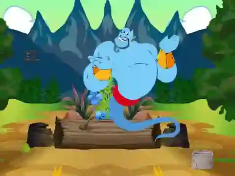 Gêm Escape From Wonder Genie Land ar-lein