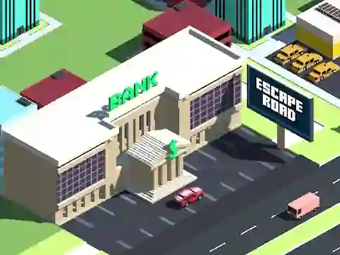 Gêm Escape Road ar-lein