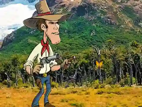 Gêm Cowboy Discovers Fortune Pot ar-lein