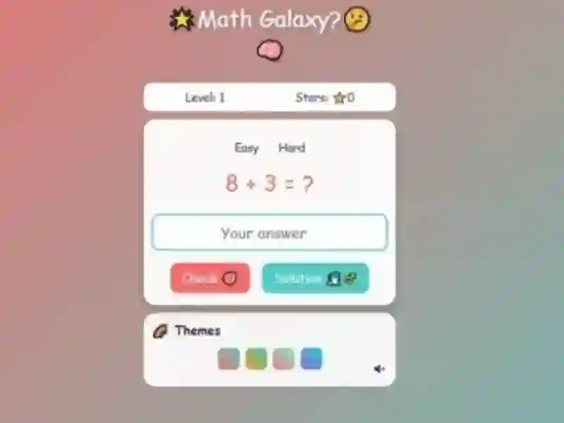 Gêm Math Galaxy ar-lein