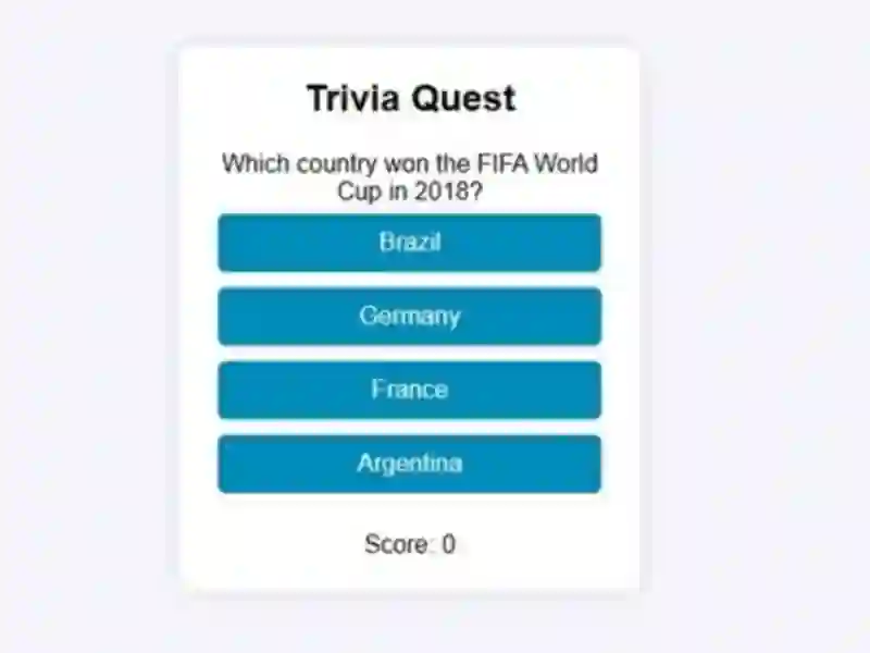 Gêm Trivia Quest ar-lein
