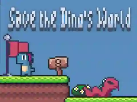 Gêm Save the Dino's World ar-lein