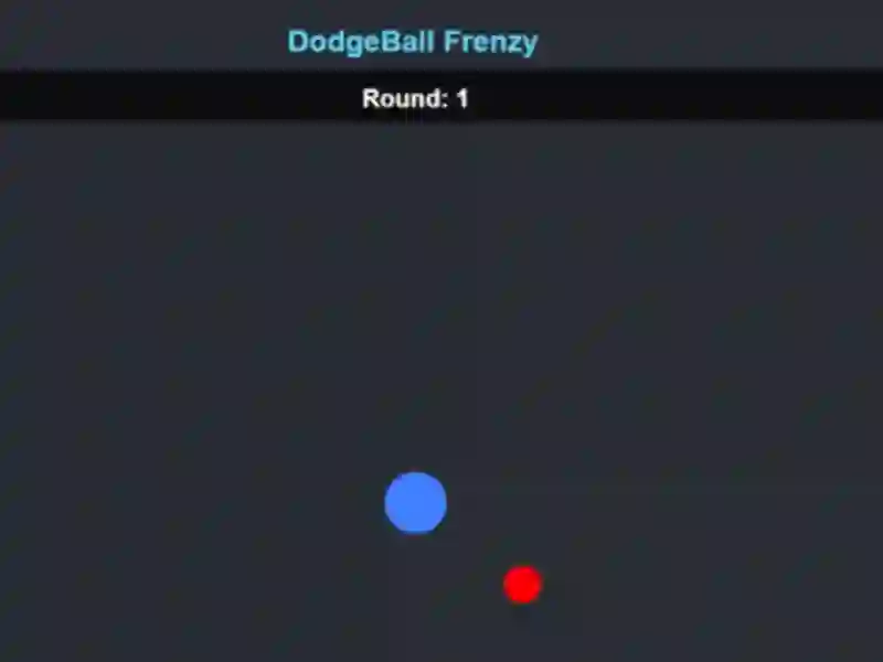 Gêm Dodgeball Frenzy ar-lein