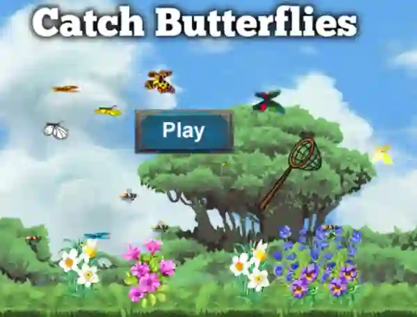 Gêm Catch Butterflies ar-lein