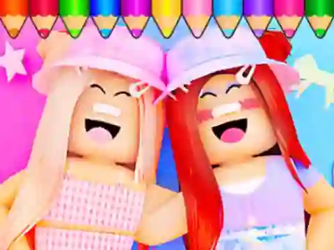 Gêm Coloring Book: Roblox Bestie ar-lein