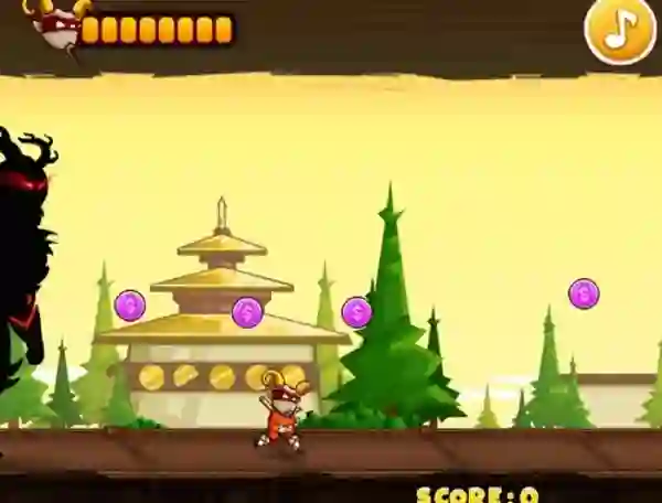 Gêm Warrior Run ar-lein