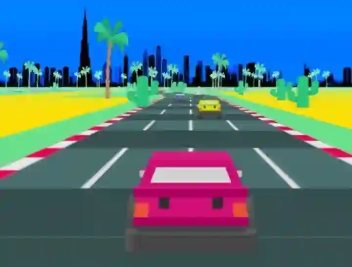 Gêm Dubai Race ar-lein