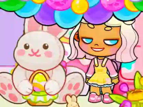 Gêm Jigsaw Puzzle: Avatar World Easter Party ar-lein
