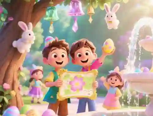 Gêm Find The Differences: Easter Egg Hunt ar-lein