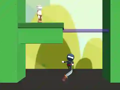 Gêm Slow Time Ninja ar-lein