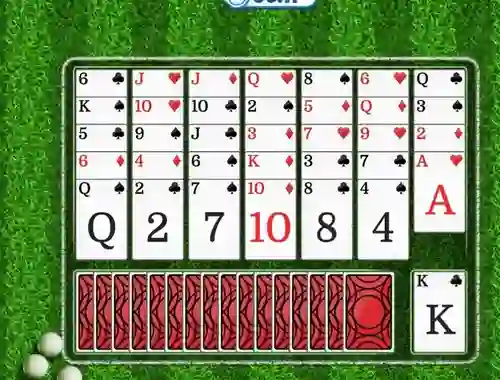 Gêm Golf Solitaire ar-lein