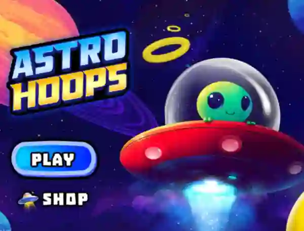 Gêm Astro Hoops ar-lein