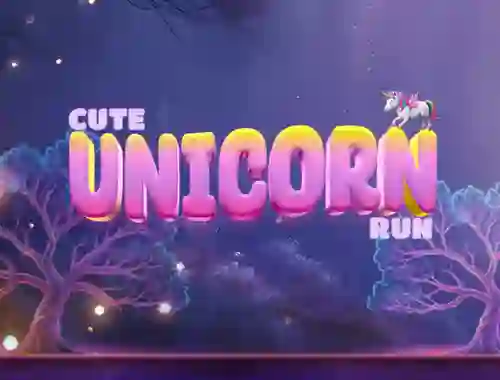 Gêm Cute Unicorn Run ar-lein