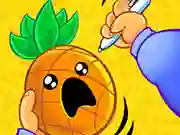 Gêm Super Pineapple Pen ar-lein
