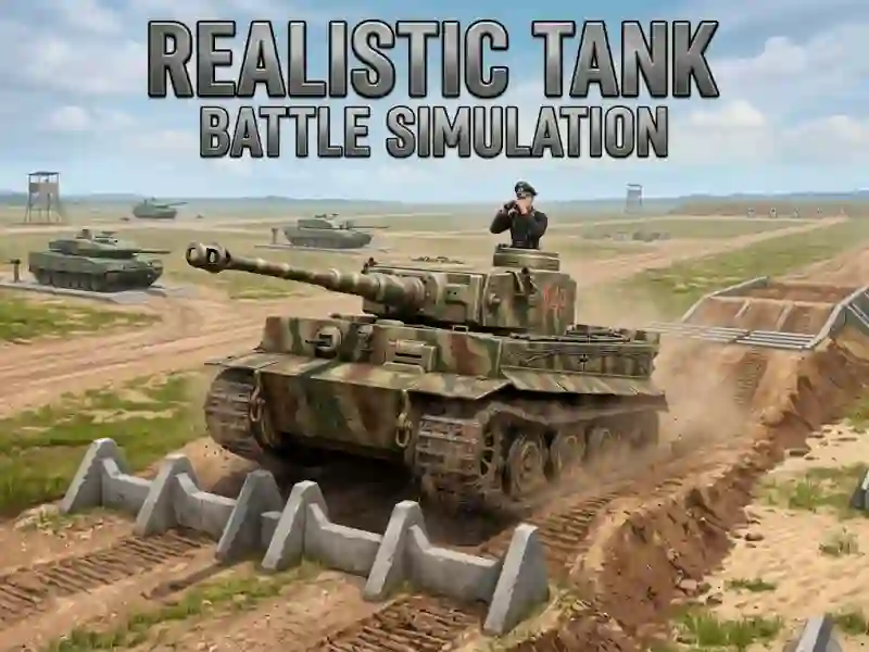 Gêm Realistic Tank Battle Simulation ar-lein