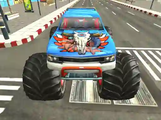 Gêm Monster Truck City Parking ar-lein