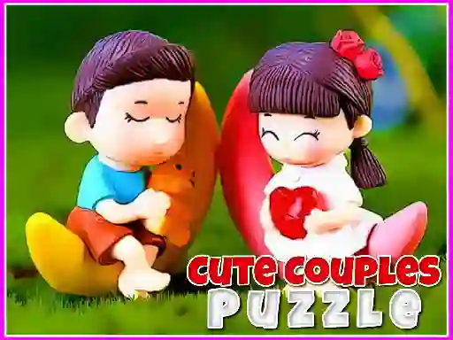 Gêm Cute Couples Puzzle ar-lein
