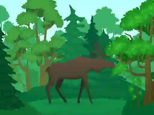 Gêm Wild Animals Coloring ar-lein