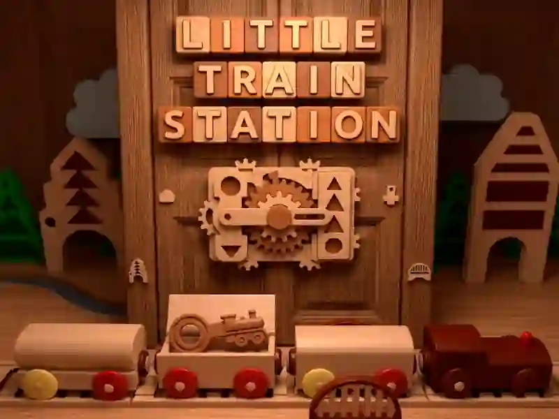 Gêm Little Train Station ar-lein