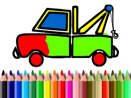 Gêm Back To School: Truck Coloring ar-lein