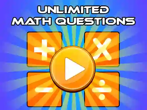 Gêm Unlimited Math Questions ar-lein