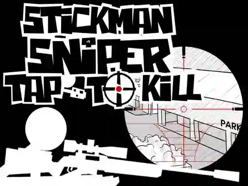 Gêm Stickman sniper Tap to kill ar-lein