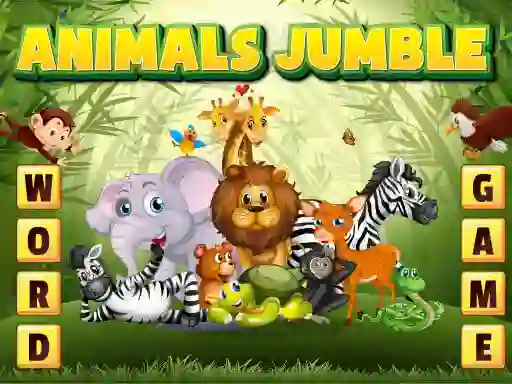 Gêm Animals Jumble ar-lein