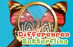 Gêm Differences Butterflies ar-lein
