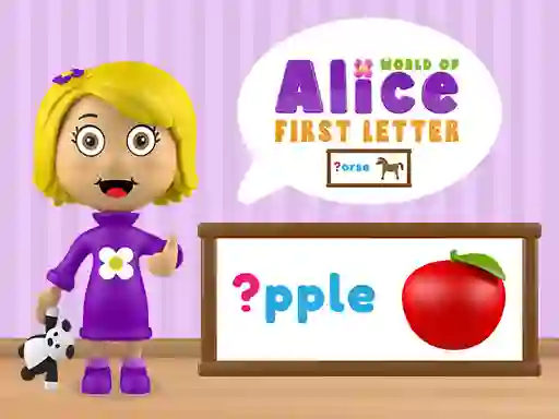 Gêm World of Alice First Letter ar-lein