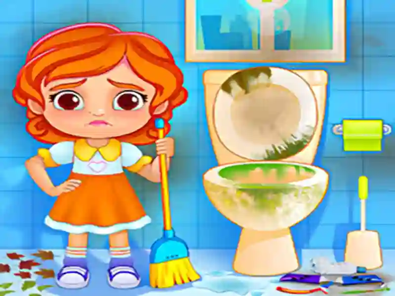 Gêm Kids House Cleanup ar-lein