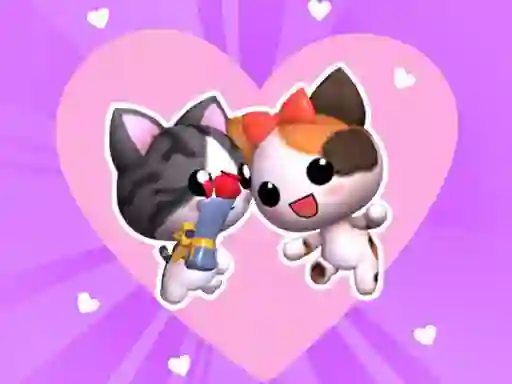 Gêm Love Cat Line ar-lein