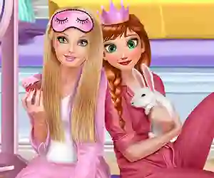 Gêm Princesses Pj Party ar-lein