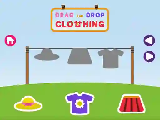 Gêm Drag and Drop Clothing ar-lein