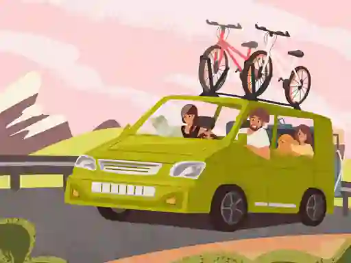 Gêm Family Travelling Jigsaw ar-lein