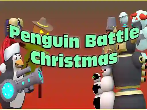 Gêm Penguin Battle Christmas ar-lein