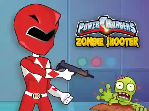 Gêm Power Rangers Zombie Shooter ar-lein