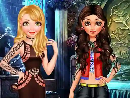 Gêm Princess Bad Girls Makeover ar-lein