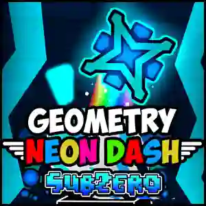 Gêm Geometry Neon Dash subzero ar-lein