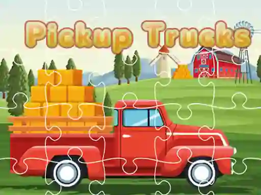 Gêm Pickup Trucks Jigsaw ar-lein