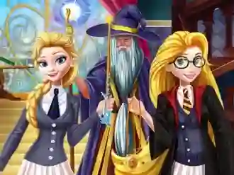 Gêm Princesses at School of Magic ar-lein