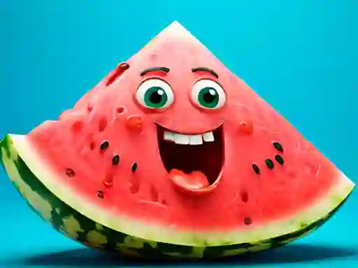 Gêm Merge fruits: Fold the Watermelon! ar-lein